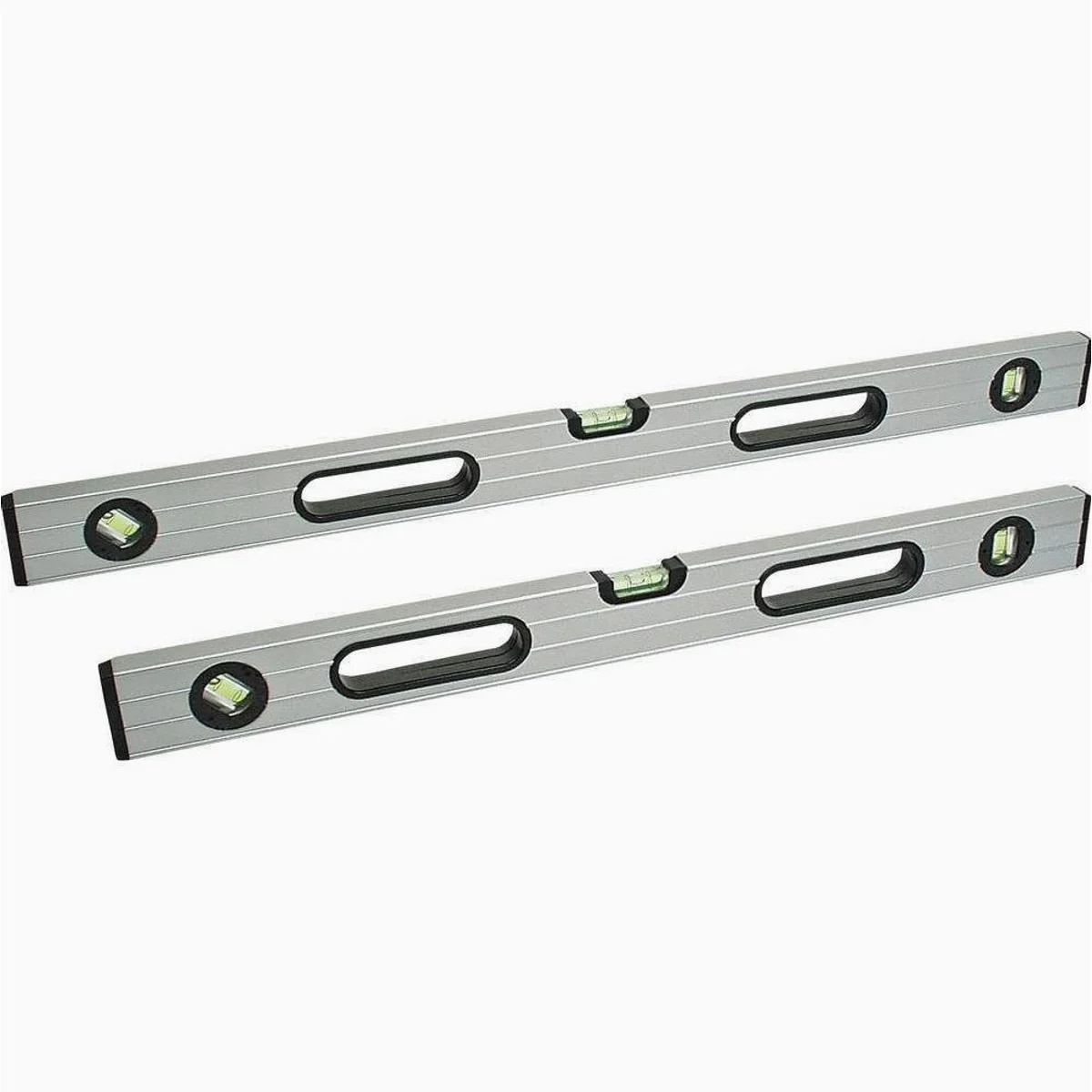 Brüder Mannesmann Wasserwaage 800 mm, präzise Messung, robustes Leichtmetall