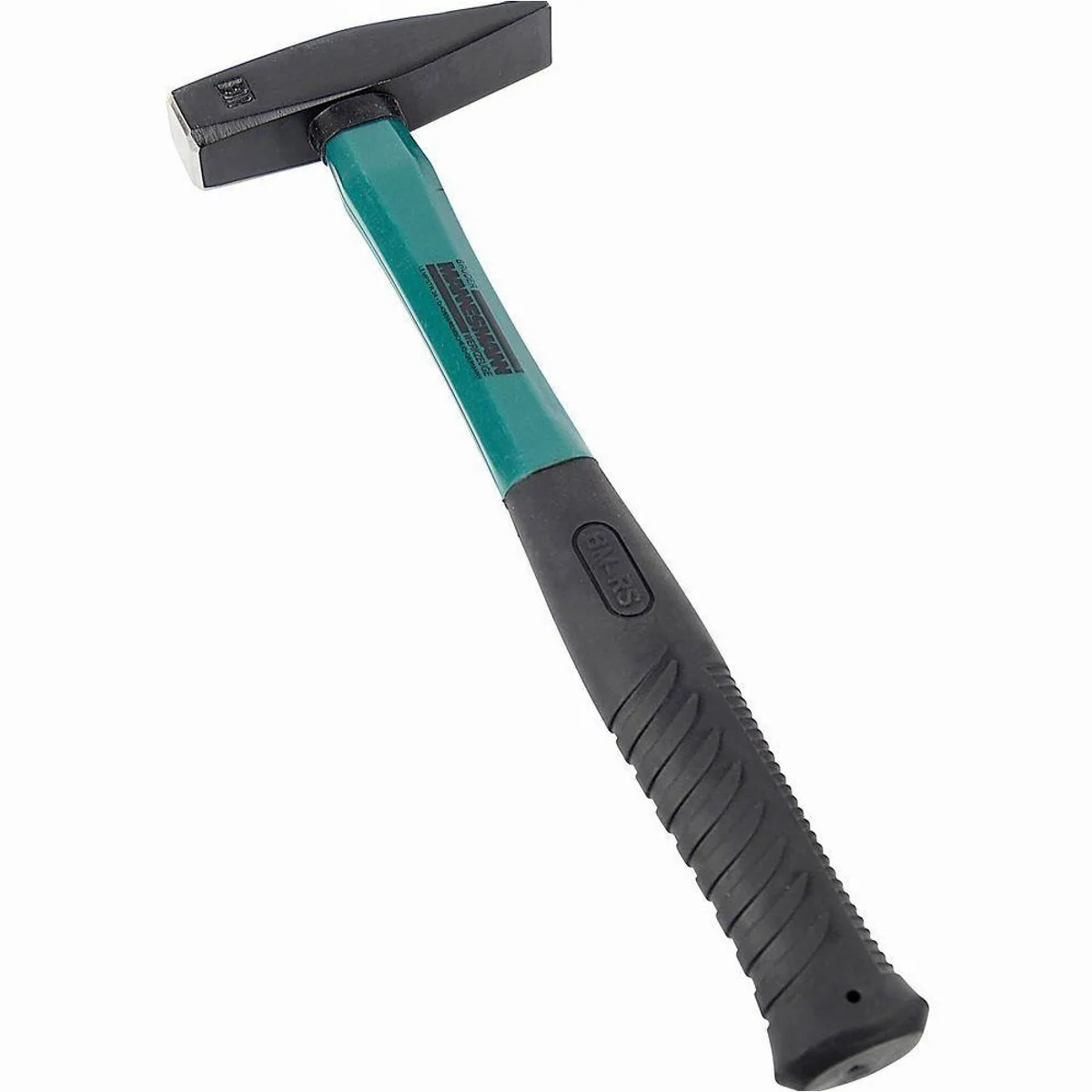 Brüder Mannesmann Schlosserhammer 300 g, rutschfester Griff, langlebiger Fiberglasstiel