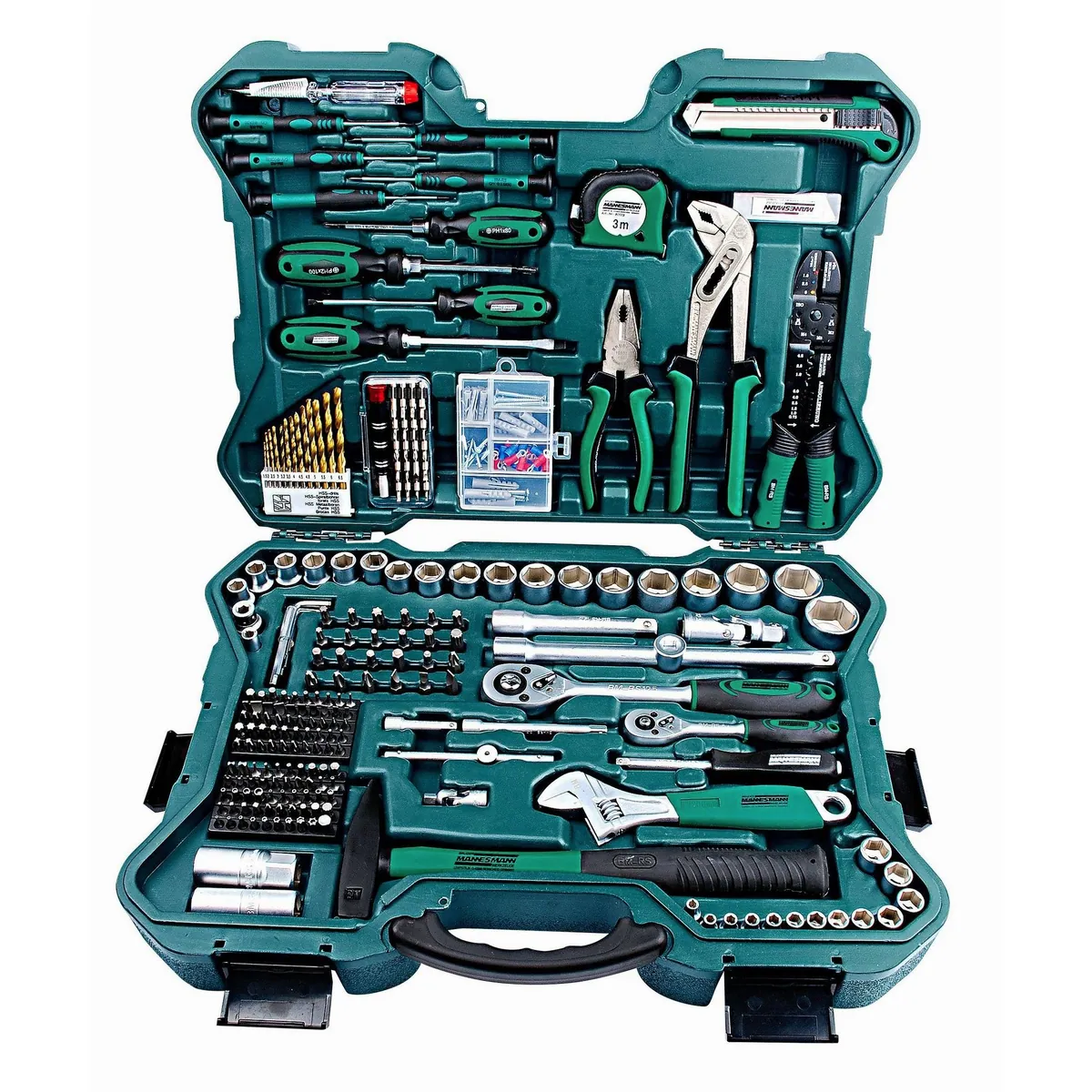 Brüder Mannesmann Werkzeugset 303-tlg., vielseitig, robust, umfassend 2