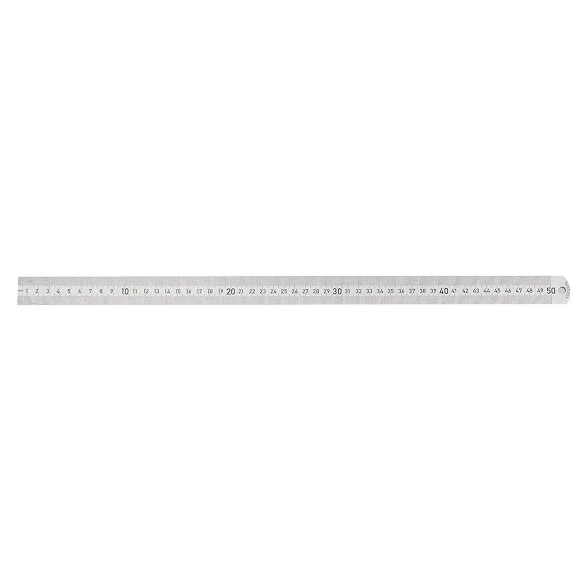 Connex Stahlmaßstab 500 mm, rostfrei, blendfreie Oberfläche, präzise mm-Teilung