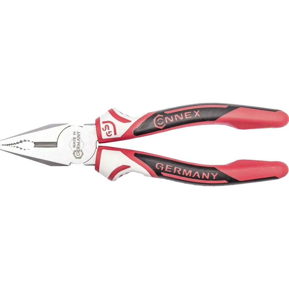 Connex Kombizange 180 mm, ergonomischer Griff, induktiv gehärtete Schneiden