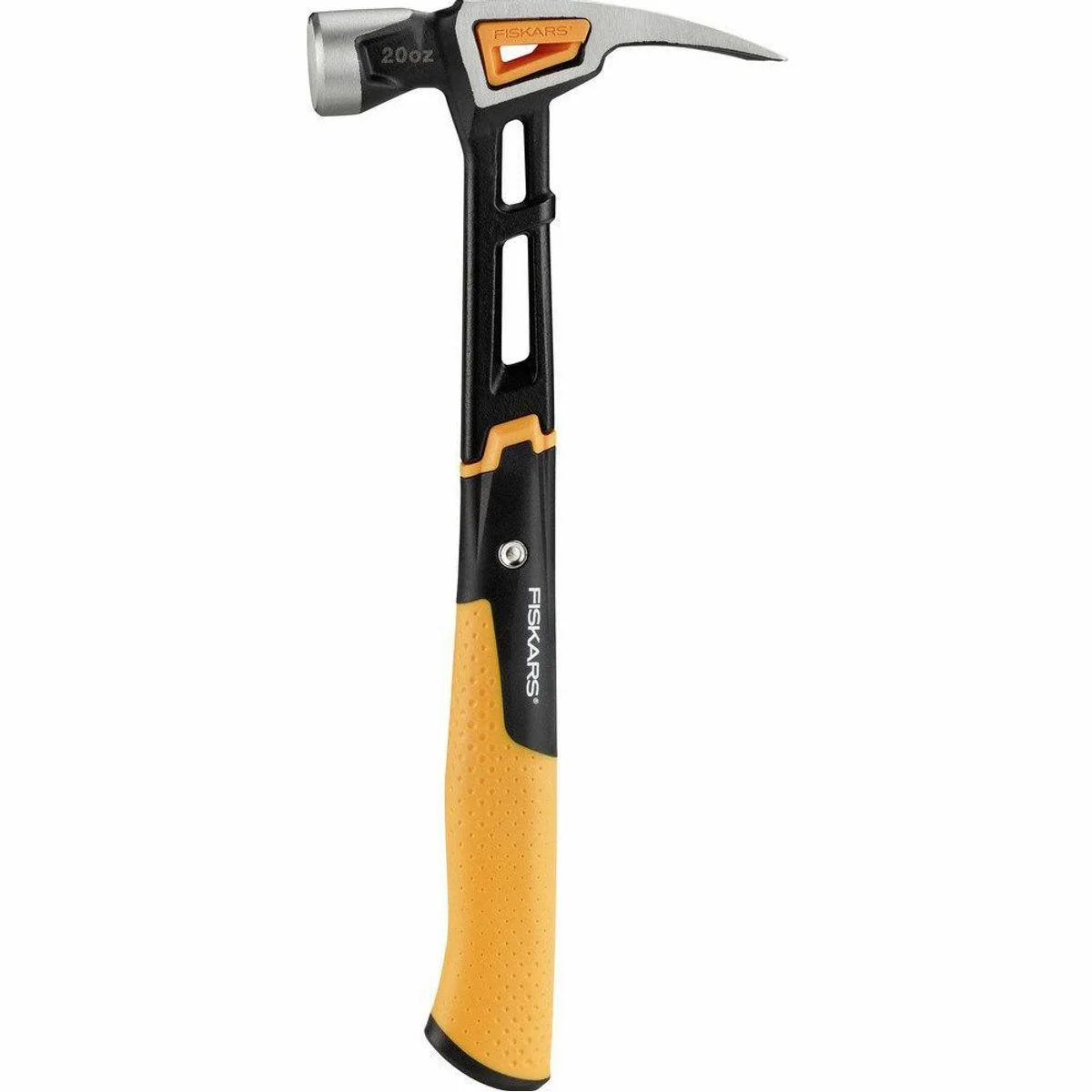 Fiskars IsoCore Universalhammer, präzise Nagelarbeiten, ergonomischer Griff, 0.91 kg
