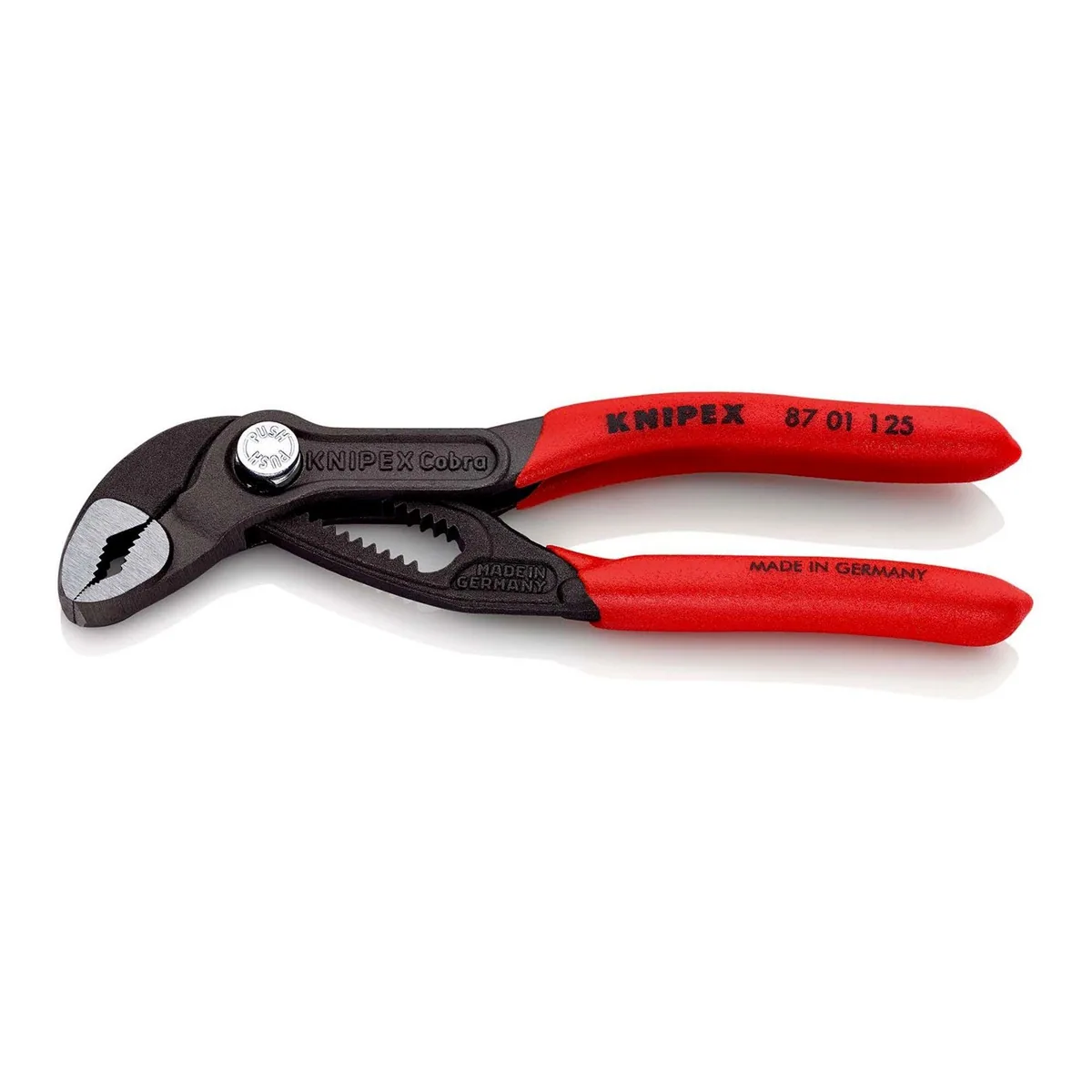 Knipex Cobra Wasserpumpenzange, präzise Feinverstellung, selbstklemmend