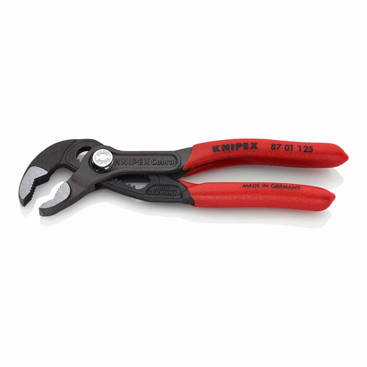 Knipex Cobra Wasserpumpenzange, präzise Feinverstellung, selbstklemmend 5