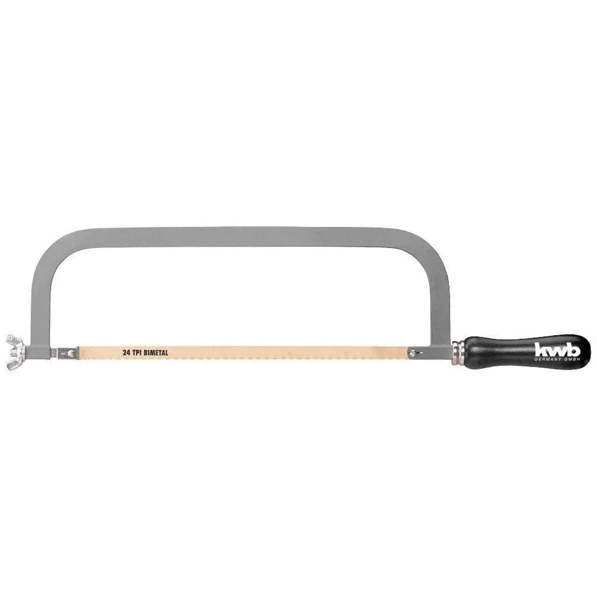 kwb Metallsäge, präzises HSS Sägeblatt, ergonomischer Buchenholzgriff