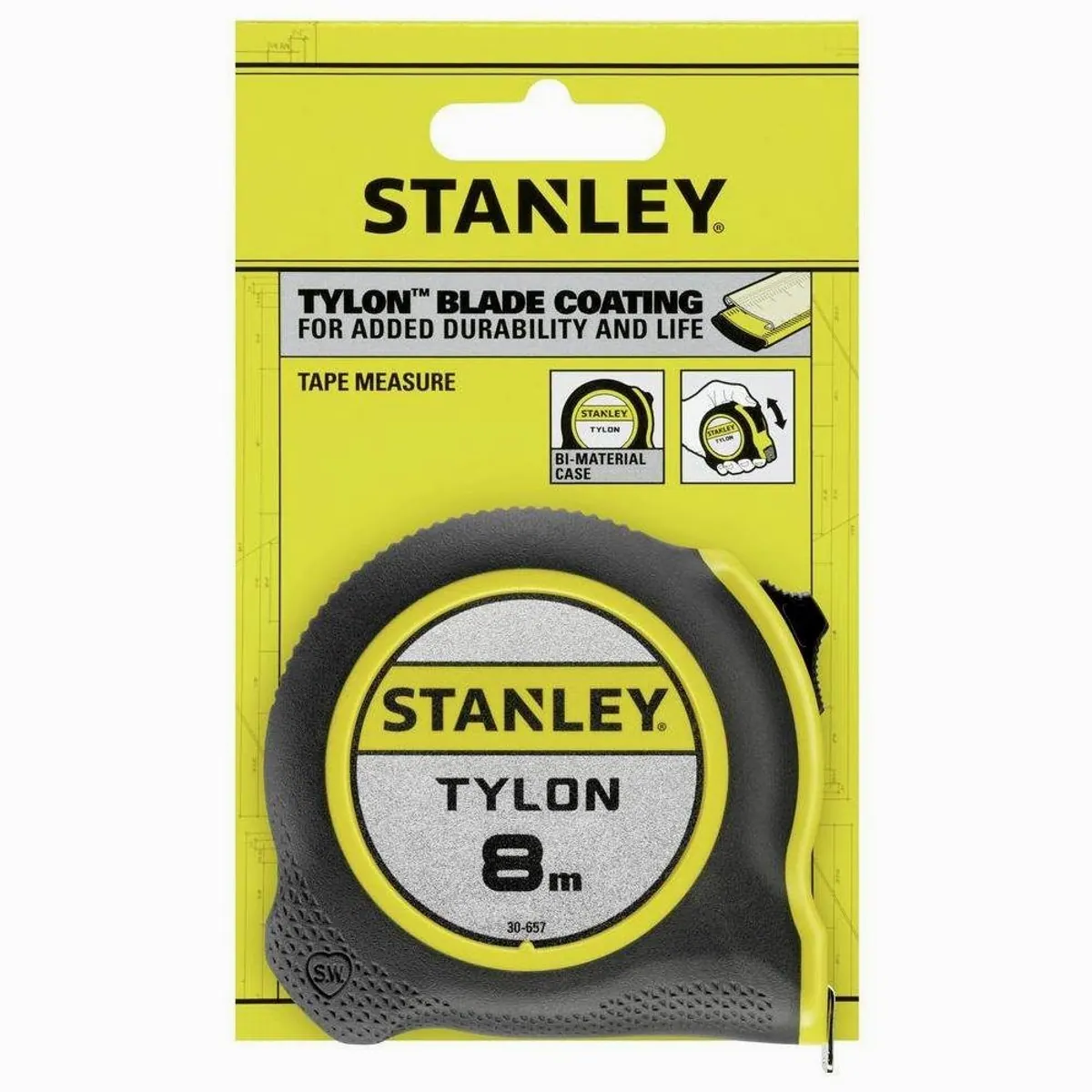 Stanley Maßband Bi-Material, 8 m Länge, präzise Messungen 5