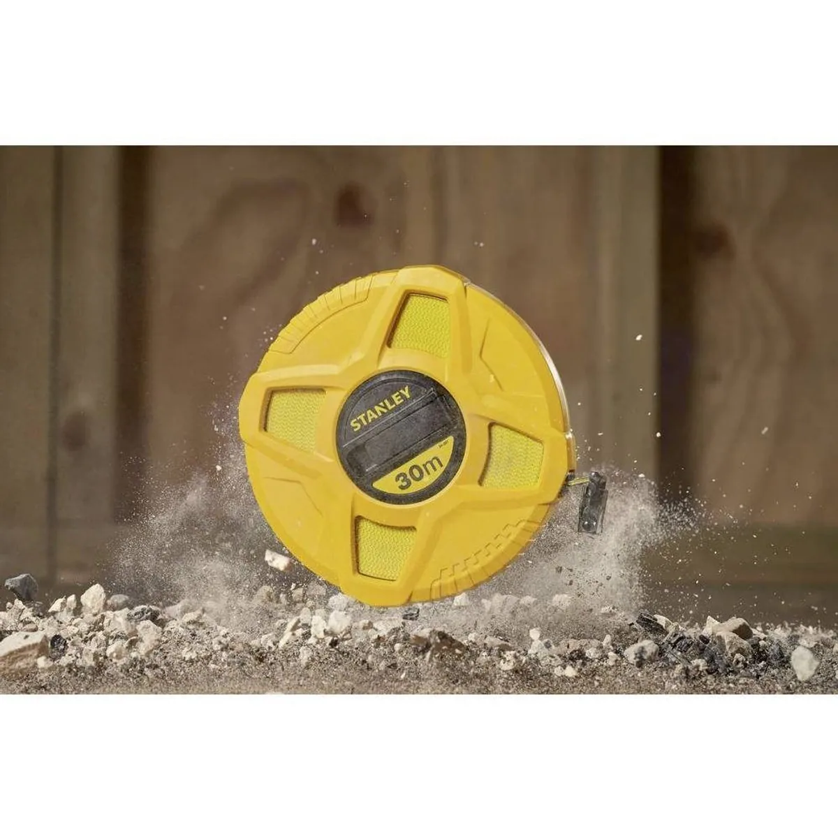Stanley Fiberglas-Bandmaß 30m, präzise Messung, robustes Material — ideal für Profis 4