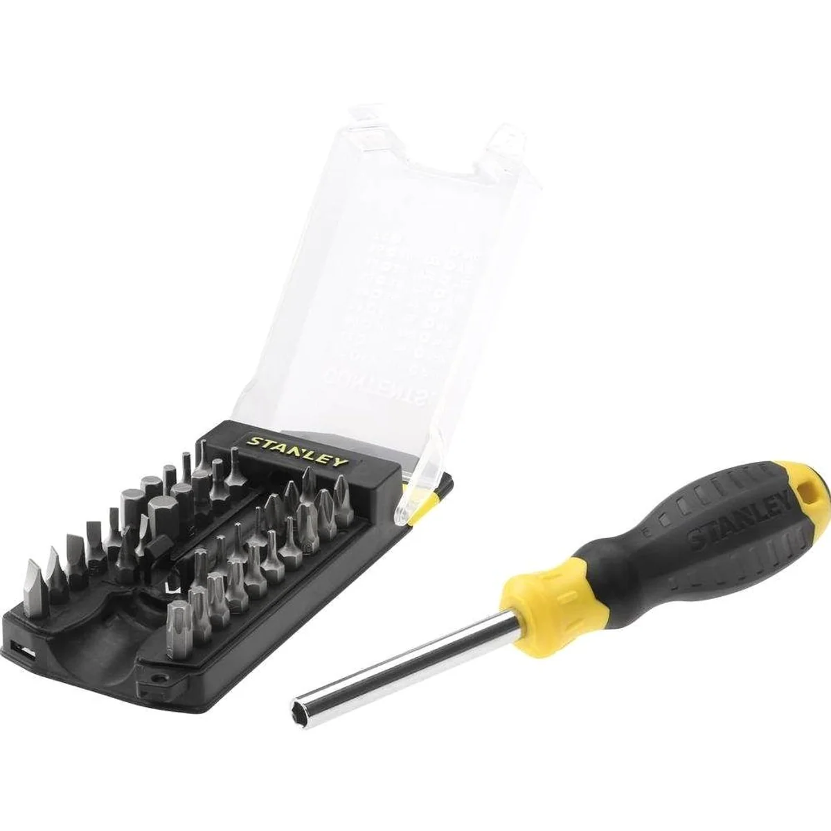 Stanley Multi-Schraubendreher-Set, 35 Teile, vielseitige Anwendung — optimal für Heimwerker
