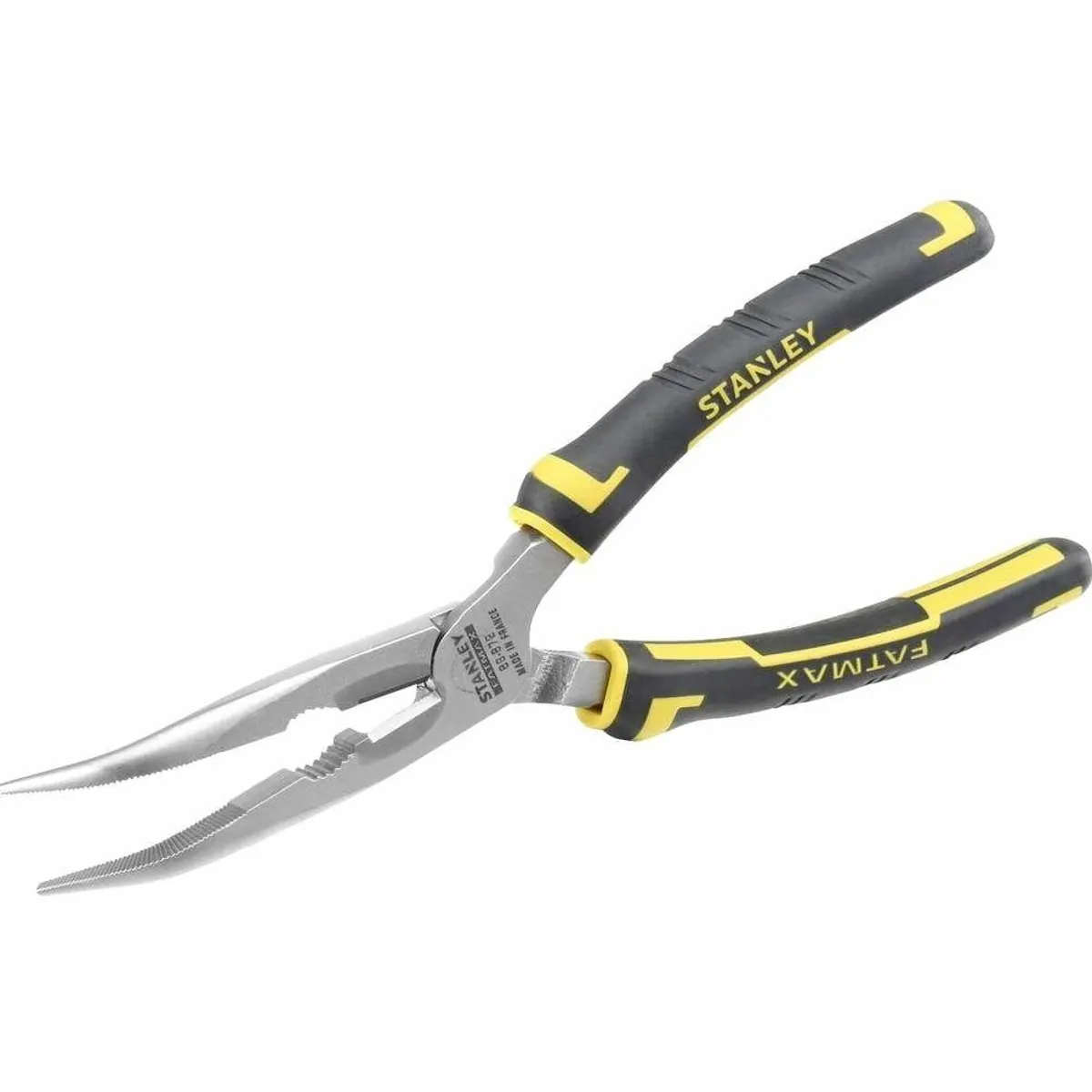 Stanley FatMax Spitzzange, gebogen, 200mm, hohe Präzision und Ergonomie