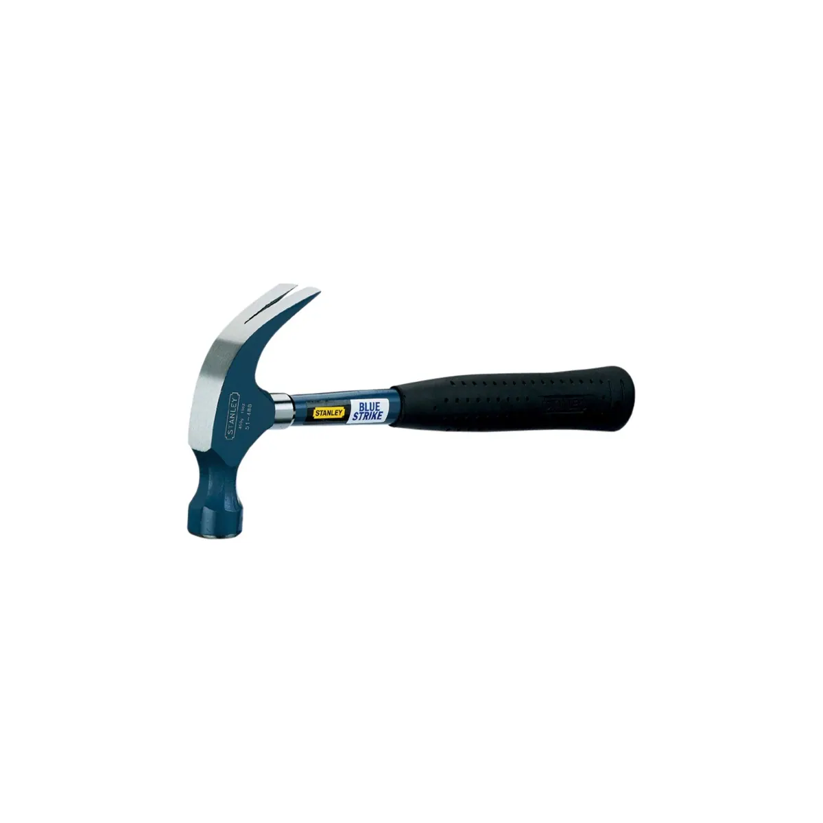 Stanley Klauenhammer Blue Strike 450g, geschmiedeter Kopf, Stahlstiel, geschliffene Klaue