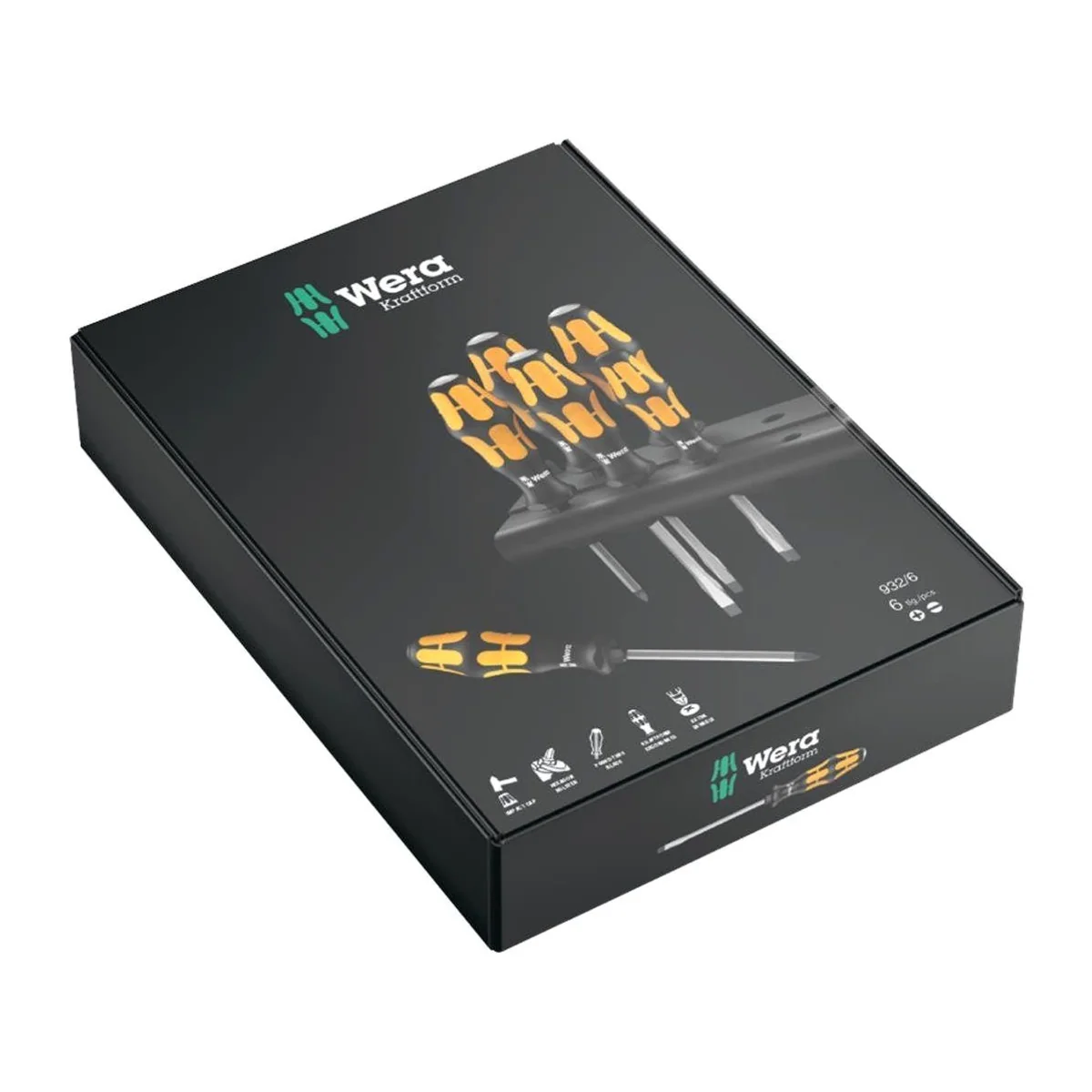 Wera Schraubendreher 932/6, Set mit 6 St., vielseitig einsetzbar 2