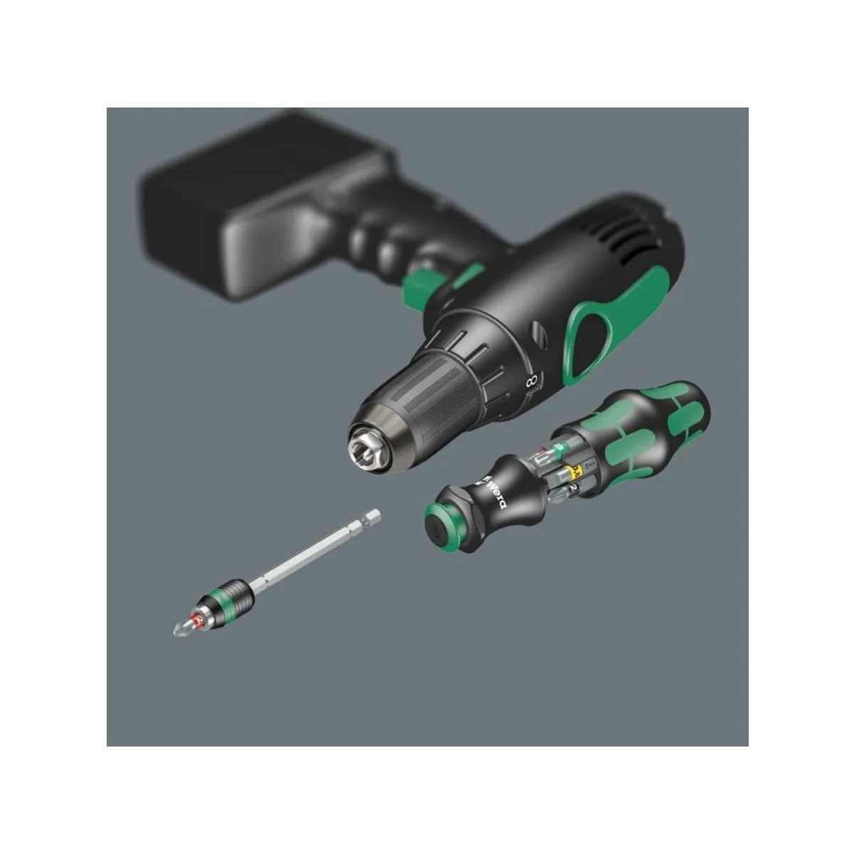 Wera Bit-Schraubendreher 20 Tool Finder 1, Set mit 7 Bits, kompakt und ergonomisch 4