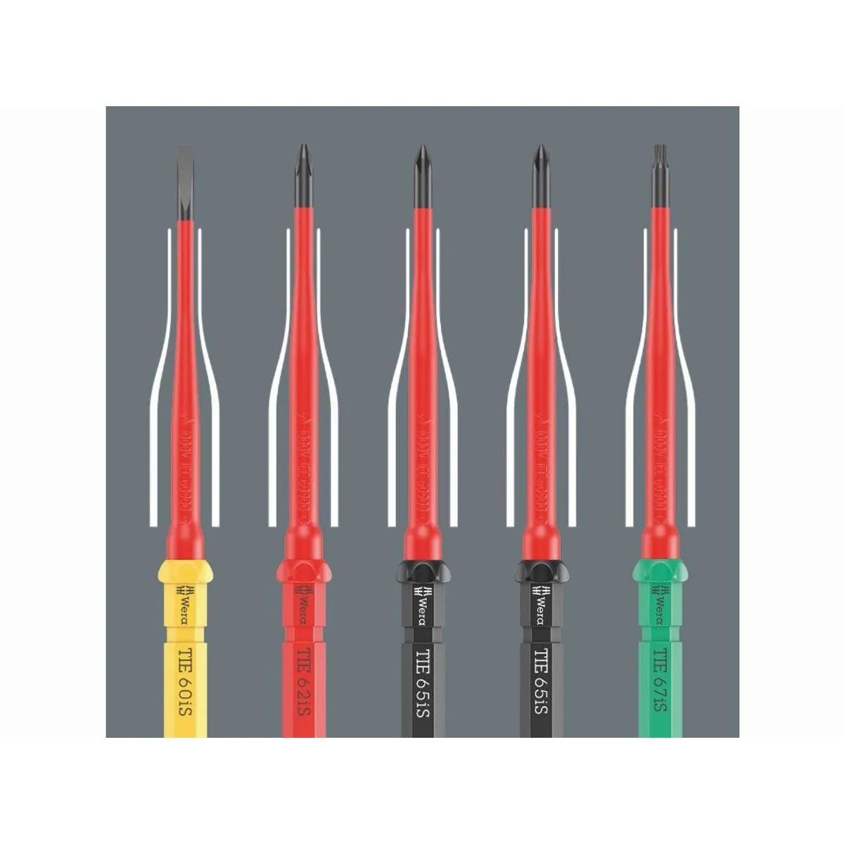 Wera Kraftform Kompakt VDE Big Pack 1, 26-teiliges Set, ergonomischer Handgriff, sicher bis 1.000 V 5