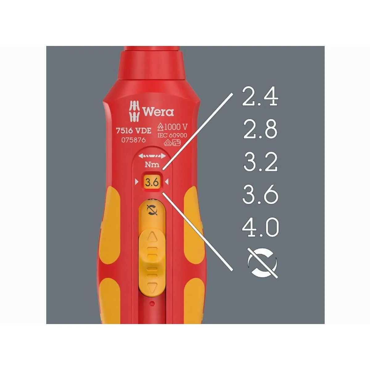 Wera 7516 Schraubendreher, 5 Drehmomentwerte, präzise Anwendung 5