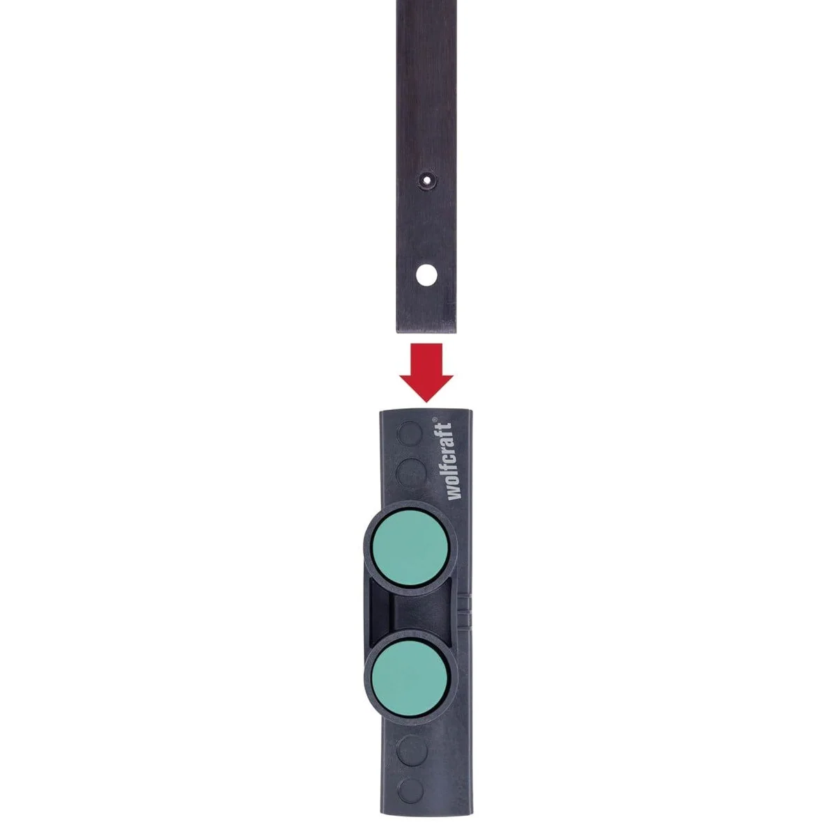 Wolfcraft Connector Pro Easy Adapter, für XXL Spannweiten bis 200 cm — flexible Verbindung von Einhandzwingen 2