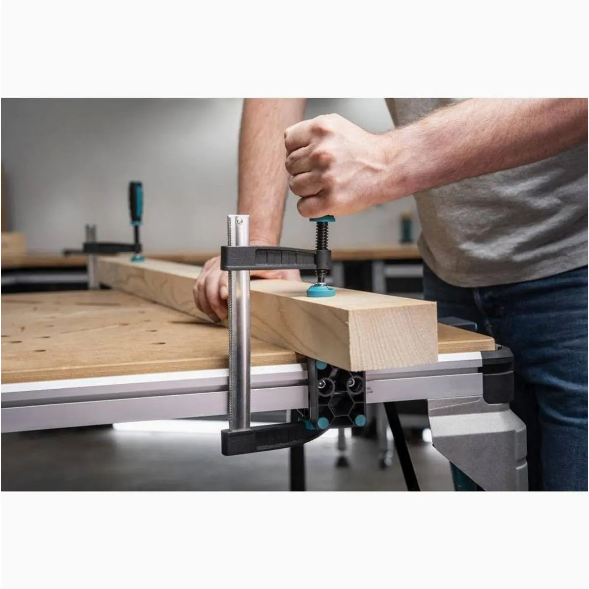 Wolfcraft SC 80-150 Schraubzwinge, hohe Spannkraft, ergonomischer Griff 4