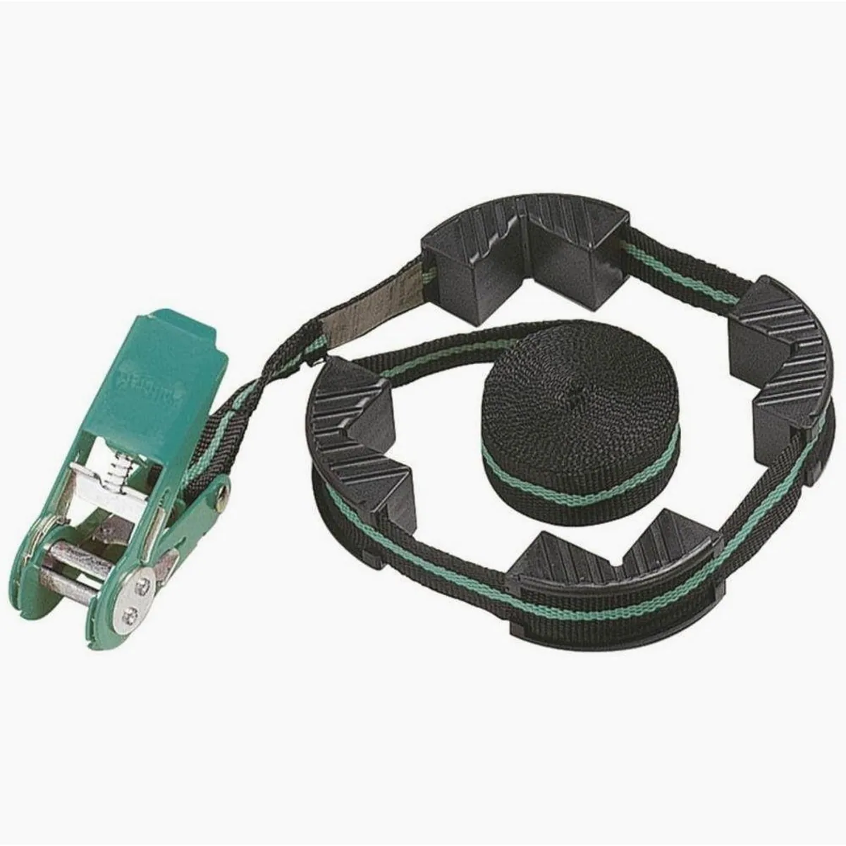Wolfcraft Ratschen-Bandspanner, 400 mm Länge, hohe Spannkraft und einfache Handhabung